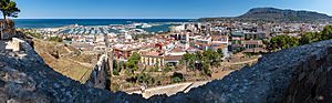 Vista de Denia desde el castillo, España, 2022-07-13, DD 26-34 PAN