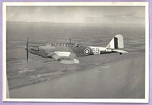 WWII Flight training over Lake Manitoba