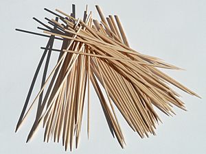 Wooden skewers