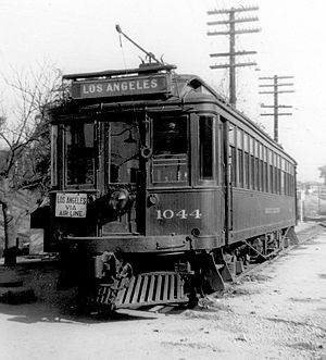 1911 SantaMonicaAirLine Car1044 end-of-track