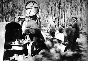 Americans in Camp Cable, Queensland