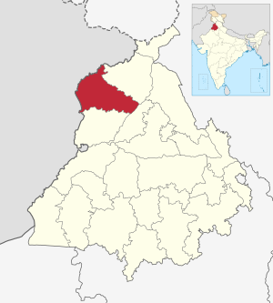 Location in Punjab