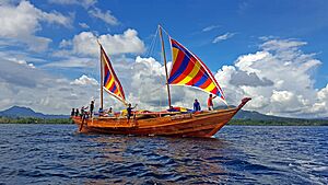 Balangay boat in Maimbung