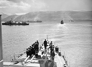 Convoy PQ 17 sailing in Hvalfjord.jpg