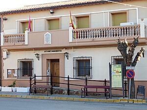 The town hall of Corral-Rubio.