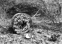 Hauns Mill memorial