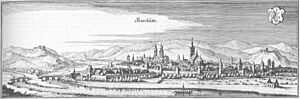 Kupferstich hersfeld 1655