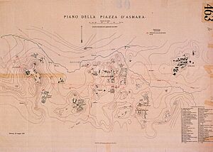 Map of Asmara in 1895