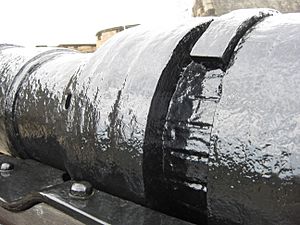 Mons Meg, Medieval Bombard, Edinburgh, Scotland. Pic 03