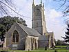 Stone building with square tower