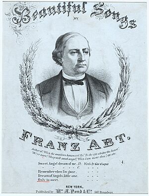 Printed portrait of Abt