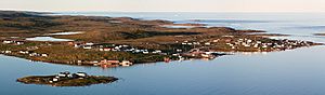 Red Bay seen from above