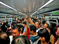 Rush hour, Hong Kong MTR