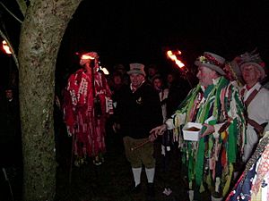 Wassailing at Maplehurst, West Sussex 2