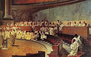 Cicero Denounces Catiline in the Roman Senate by Cesare Maccari - 2