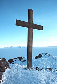 Cross on Observation Hill - Scott memorial