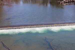 Dam on Catawissa Creek