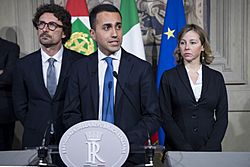 Di Maio Toninelli Grillo