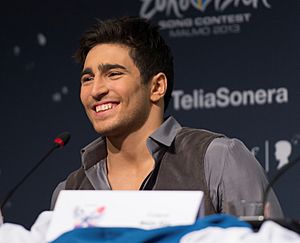 Farid Mammadov, ESC2013 press conference.jpg