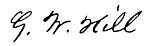 Hill's signature