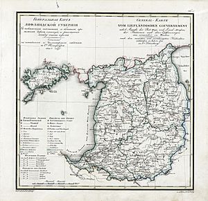 Governorate of Livonia 1820