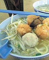 Kampar delicacy deep fried fishball