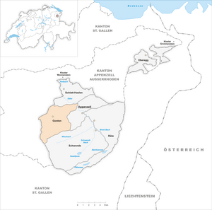 Location of Gonten District