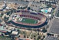 LA Memorial Coliseum aerial view, August 2017