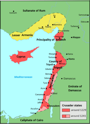 Map Crusader states 1240-eng