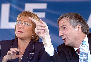 Michelle Bachelet Néstor Kirchner7