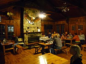 Mondeaux Lodge interior