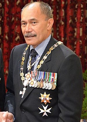 Murray Brennan GNZM investiture (Mateparae cropped)