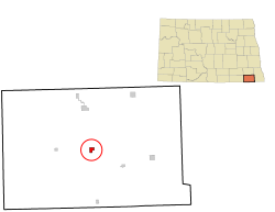 Location of Forman, North Dakota