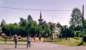 Pajala Church in July 2004