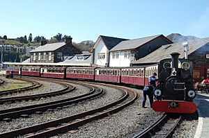 Porthmadog - Blanche at Harbour Station