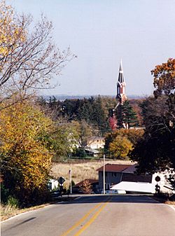 Sherrill seen from the mound