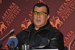 Steven Seagal at Astana Action Film Festival