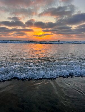 Sunset at Imperial Beach