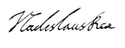 Władysław IV Vasa's signature