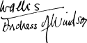 Wallis's signature