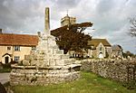 Wick St. Lawrence village cross