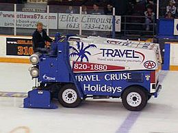 Zamboni ice resurfacer