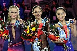 2014-2015 JGPF Ladies Podium