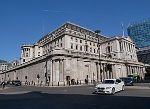 Bank of England Building, City of London (Southwest View - 02)