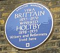 Brittain Holtby Plaque