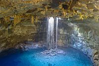 Cenote Dzitnup, Yucatan 2010.jpg