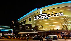 Chesapeake energy arena night.JPG