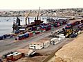 Commercial port of Namibe, 2009