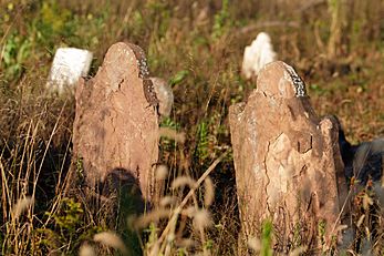 Crumbling graves