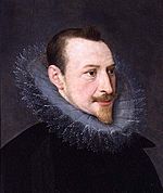 Edmund Spenser oil painting